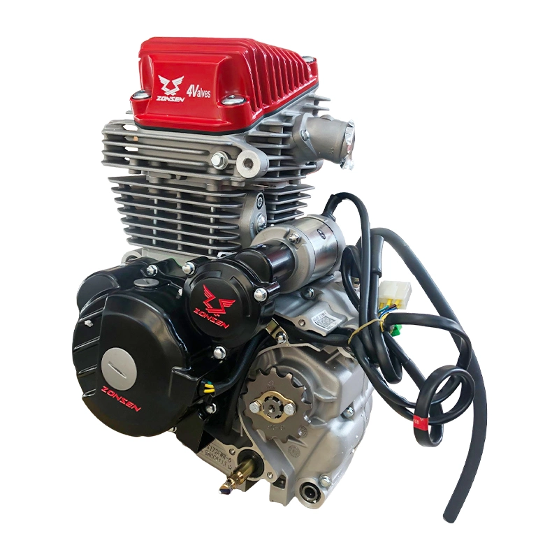 4 Valves Motorcycle Engine Zongshen 172fmm 4-Strokes Atvs Parts Dirt Bike 250cc Air-Cooled Engine