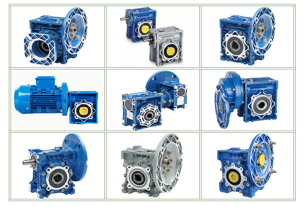 Double-Step Nmrv+Nmrv Worm Gearbox with Higher Speed Ratio 5-100 for Motorcycle