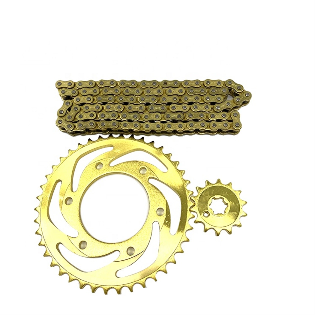 China Factory Price Motorcycle Link Chain and Sprocket Kit